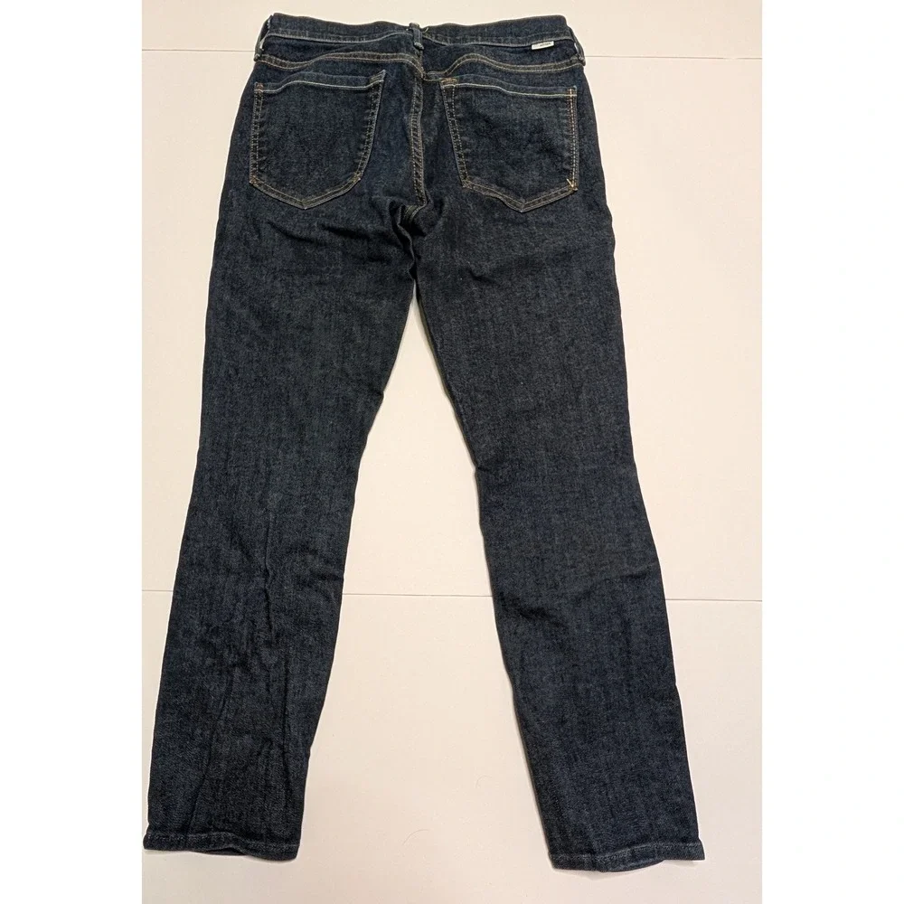 Mother‎ The Looker Crop Skinny Jeans Dark Wash Indigo Stretch Denim Size 26 USA